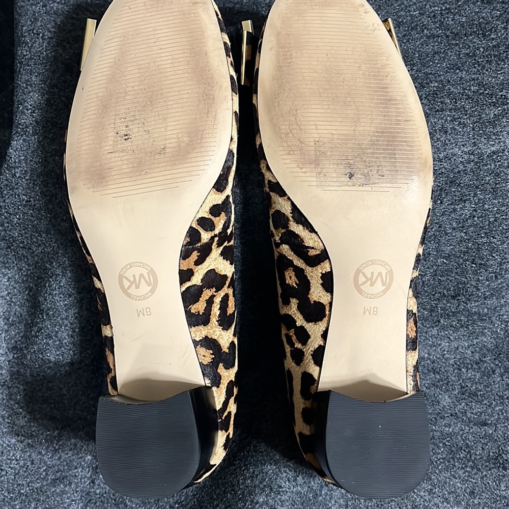 MICHAEL Michael Kors Kiera Mid Pump Leopard Women’s Size 8 - Picture 9 of 14
